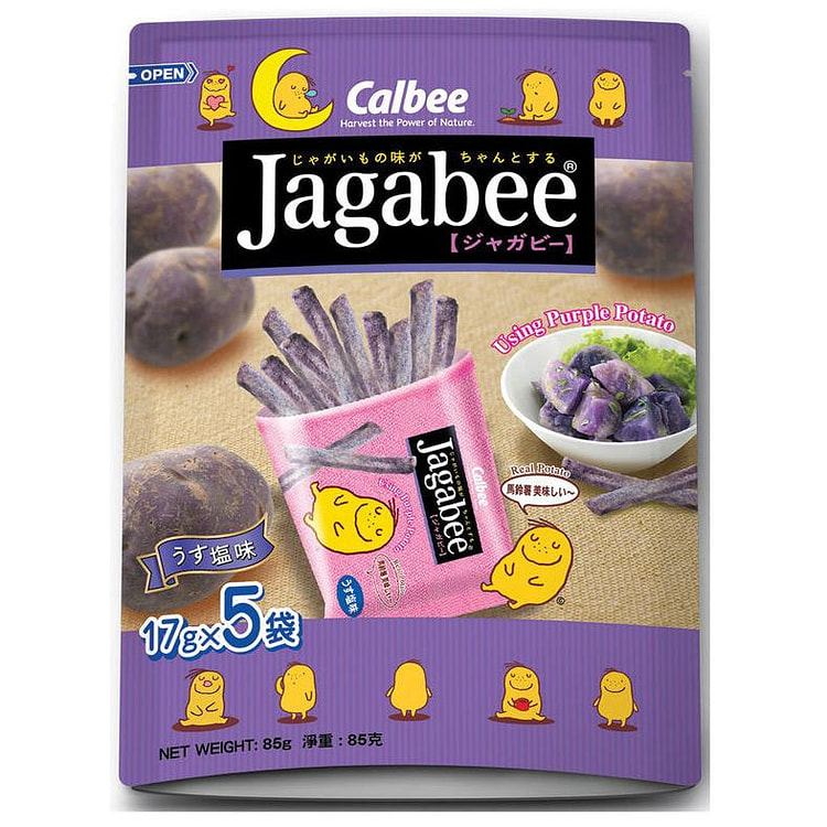CALBEE - JAGABEE Purple Potato Sticks 17g*5 85g 1 each