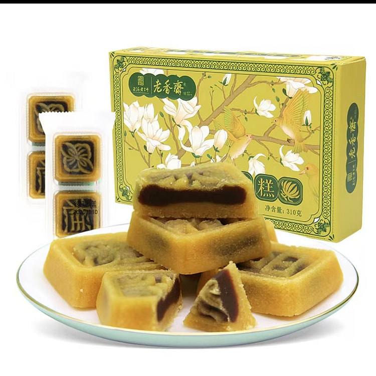 老香斋  老式绿豆糕饼   茶点团购伴手礼传统零食