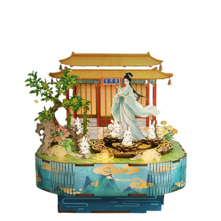 故宫 蟾宫桂兔木质积木 17*14*15.2cm 1 盒