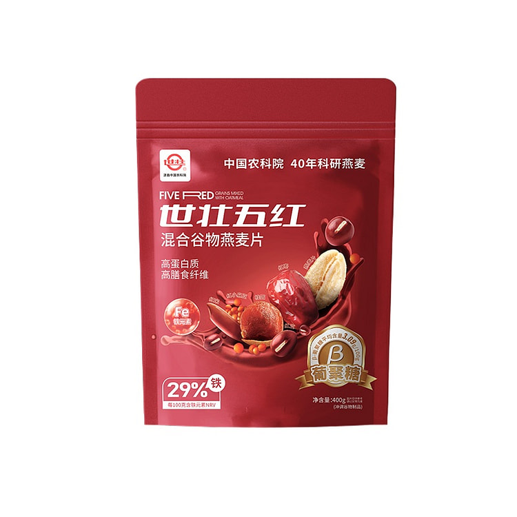 农科院五红混合多谷物燕麦400g*1袋