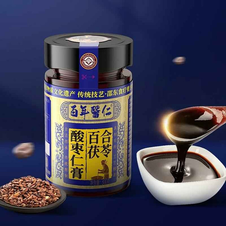 百年医仁·非遗酸枣仁安睡膏无糖正品300g 300 克