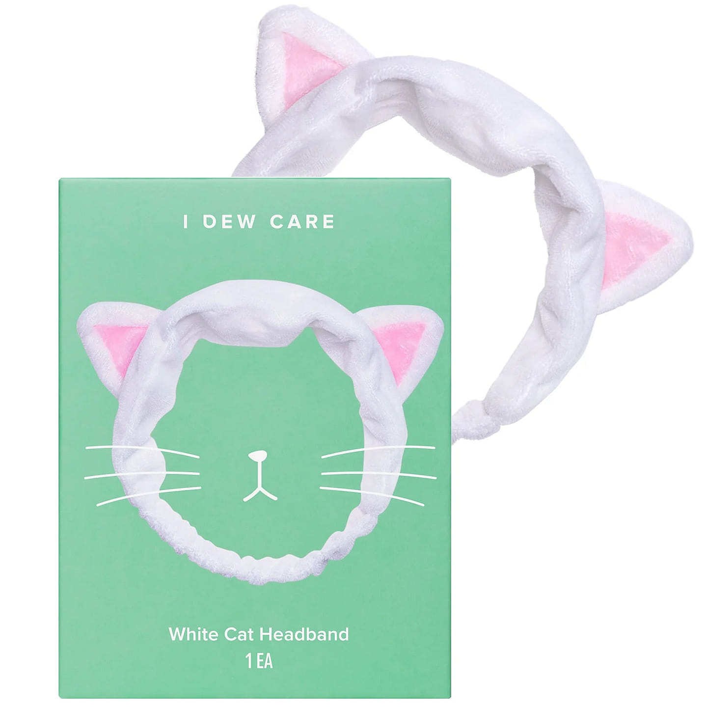 I DEW CARE White Cat Headband 1 each