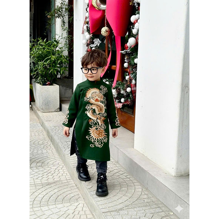 Size 8 BT69 Ao Dai Be 1 份