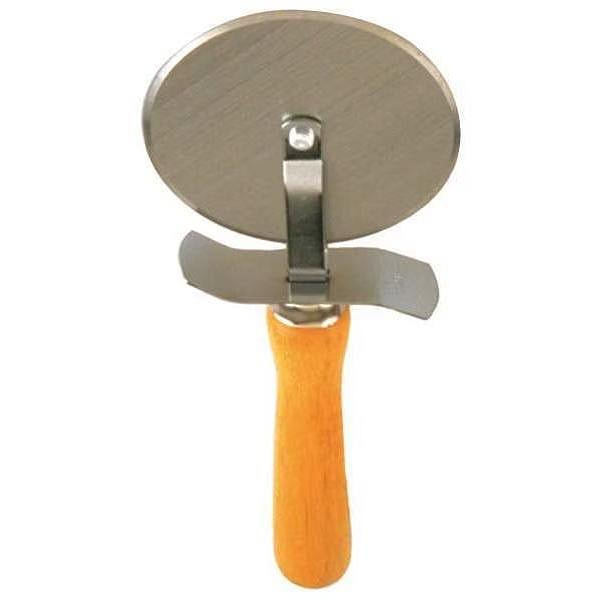Pizza Cutter Wheel, Wood, 4 in. W 2 lb