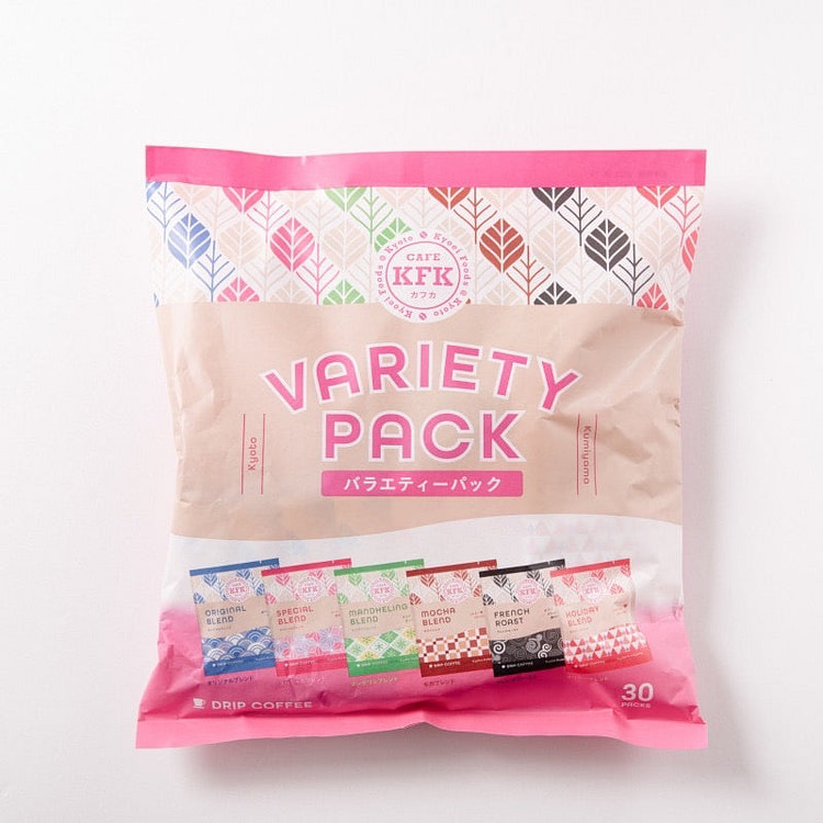 KFK滴滤咖啡混合装，6种口味，30袋 1 份