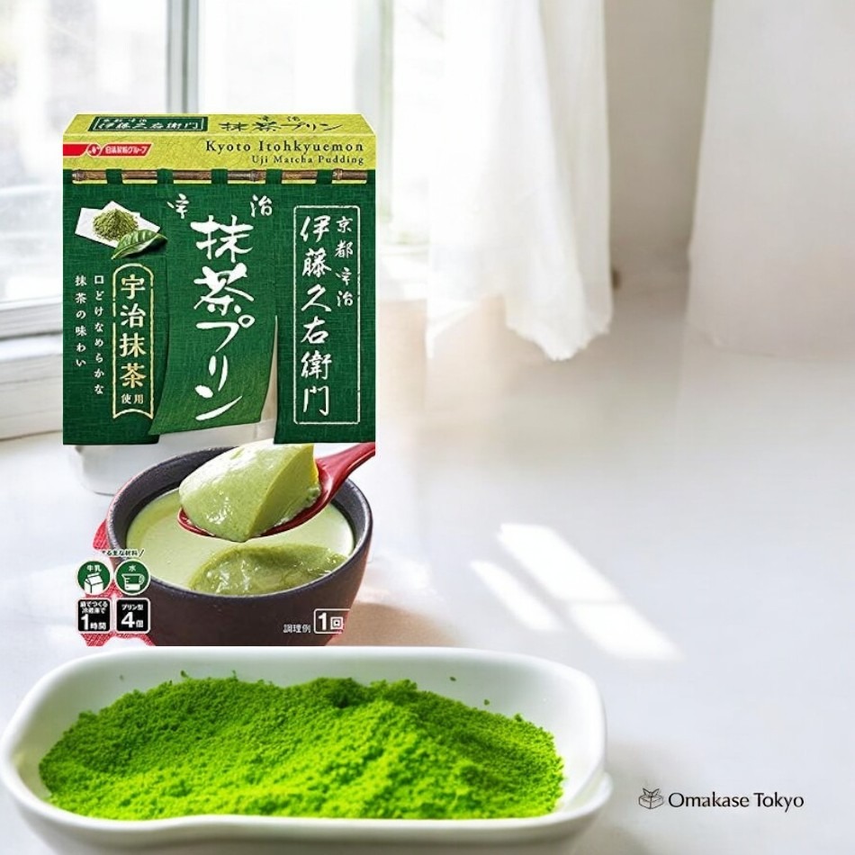 Nissin Foods Ito Kyuemon Uji Matcha Pudding 50 g