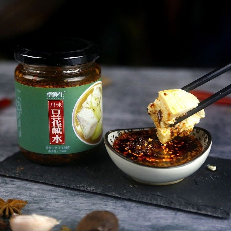 豆花蘸水香辣酱富顺四川泸州凉拌菜调料200g*1
