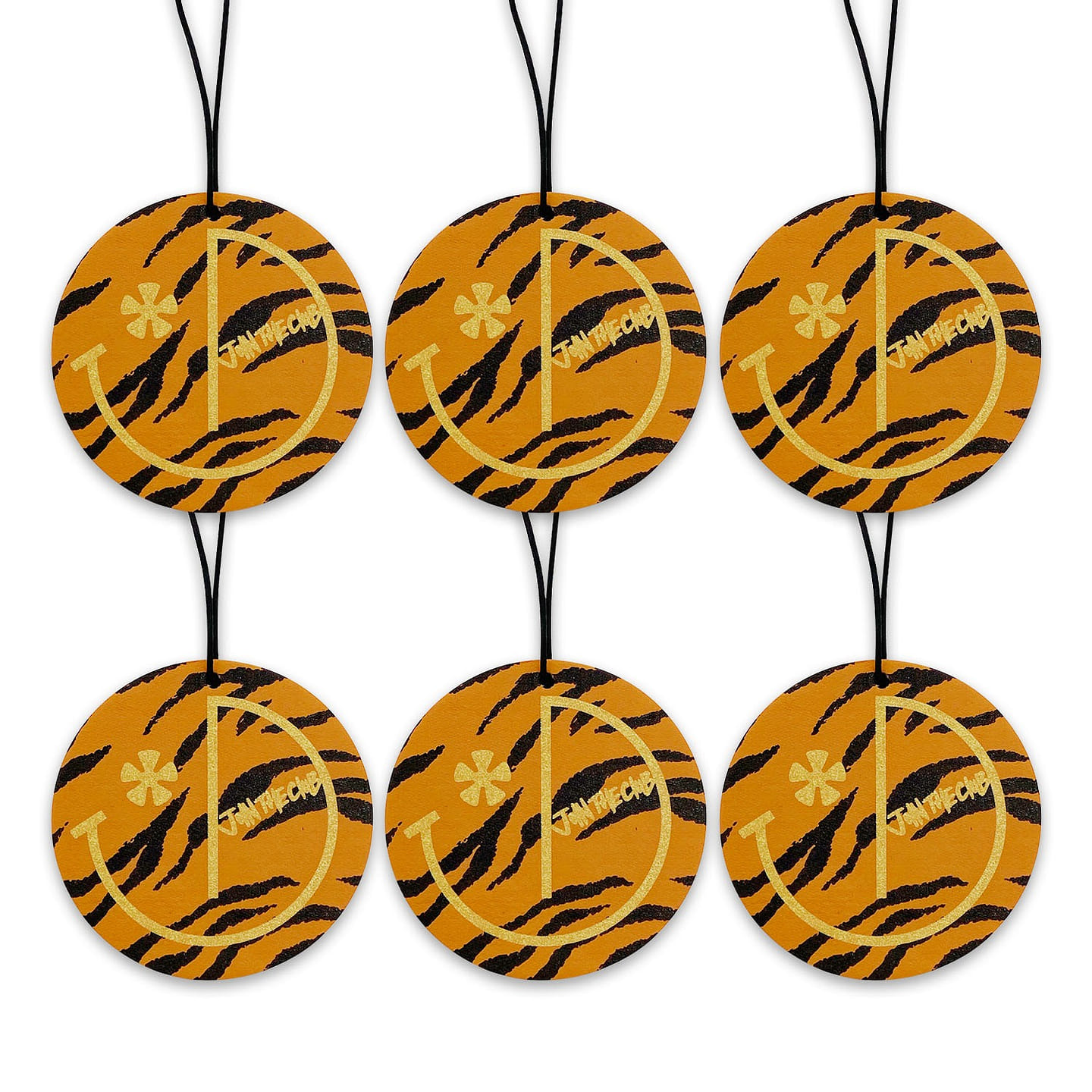 Join The Club Tiger Stripes Non-Toxic Car Air Fresheners | 6 Piece Gift Set 19.99 count