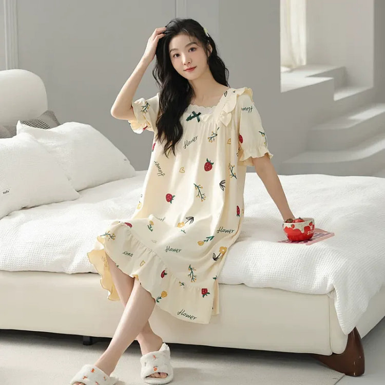 纯棉夏款睡衣1件L码 1 盒