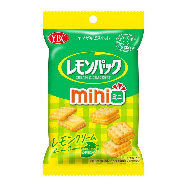 YBC Mini 柠檬奶油夹心饼干（含维生素C）