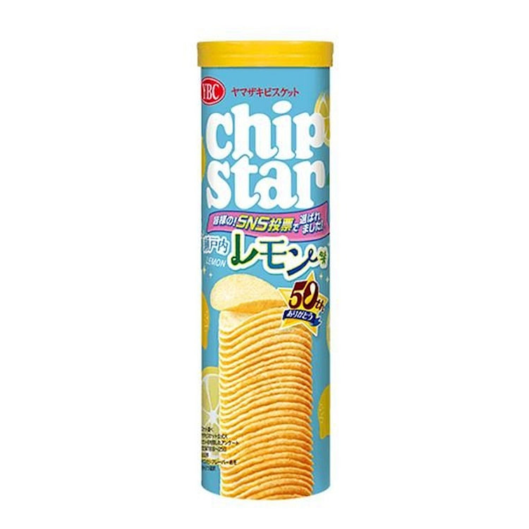 YBC Chip Star 薯片 柠檬味 105g 1 罐