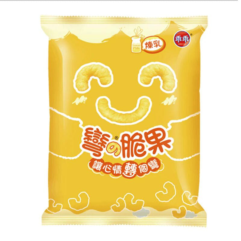 Kuai Kuai Curly Snacks 40g - Condensed Milk Flavor 40 g