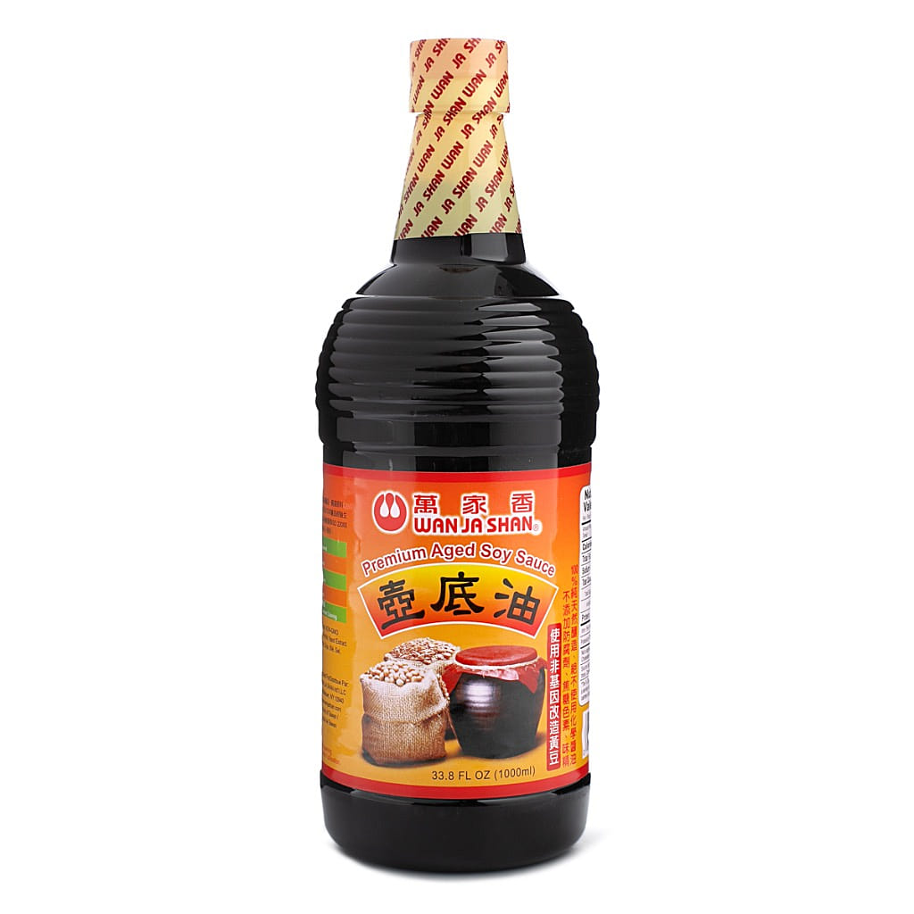 万家香 壶底油 (陈年酱油) 33.8 液盎司