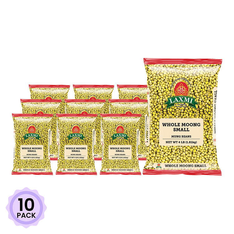 Đậu Xanh Nguyên Hạt Laxmi, Loại Nhỏ 4 lb*10 pack