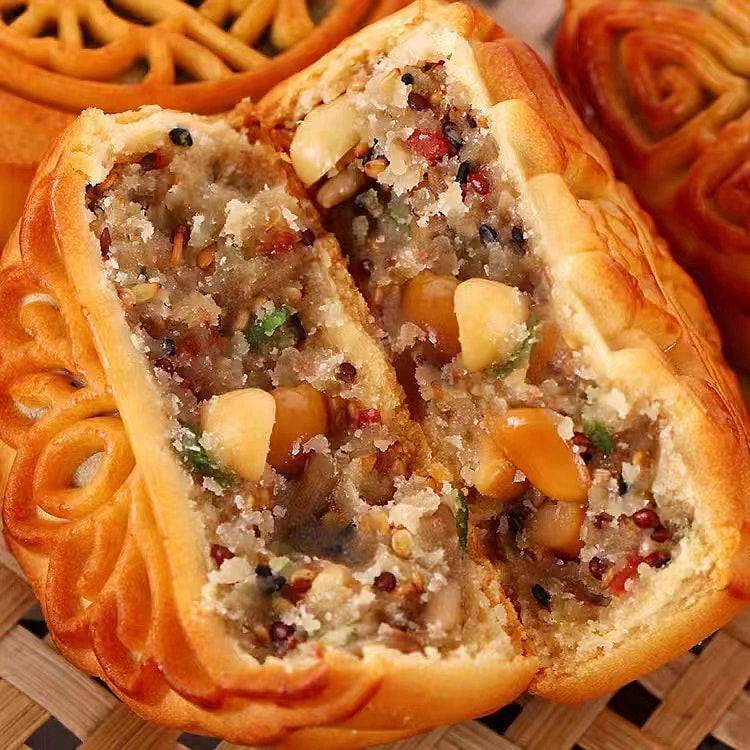 德贵祥经典老五仁月饼90克*4块