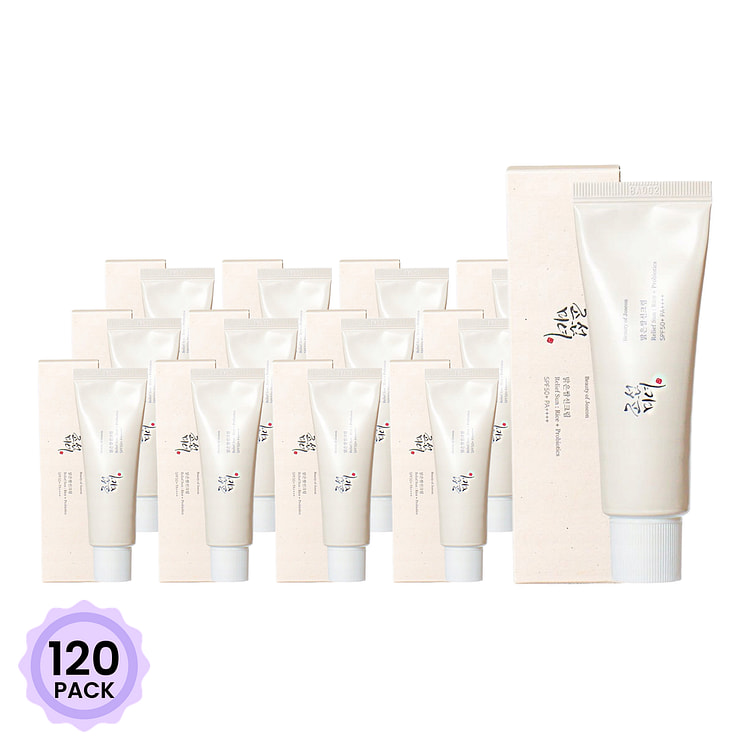 韩国 Beauty of Joseon 大米益生菌 防晒霜 SPF50+ PA++++ 50 毫升*120 包