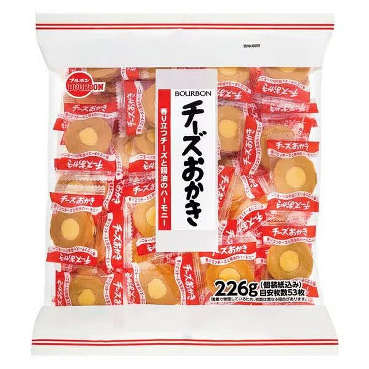 Bourbon Cheese Rice Crackers 226g 1 each