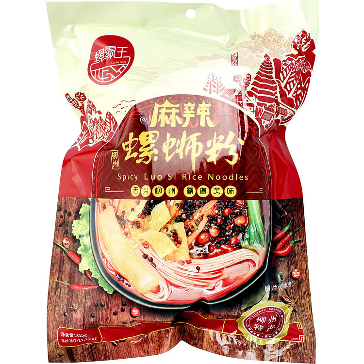广西螺霸王麻辣螺蛳粉大包装315g