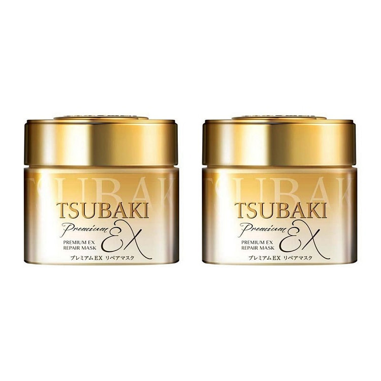 【超值组合】TSUBAKI丝蓓绮 保湿修复发膜180g*2 金发膜