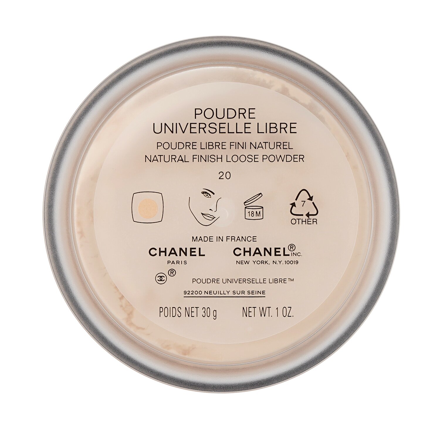 Chanel Poudre Universelle Libre - 20 (Clair) 30g/1oz - Weee!
