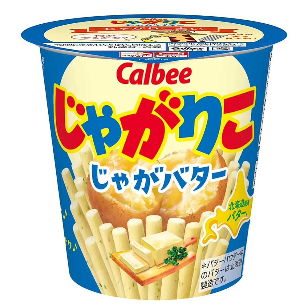 じゃがりこ様へ♥5/25 日本直送」カルビー じゃがりこ じゃがバター 55g - Weee!