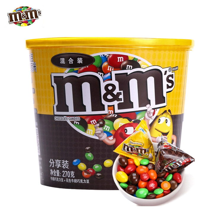 Dove M&M's Milk Filled Chocolate 270g*Jar 270 g