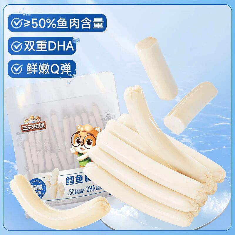 Three Squirrels Cod Intestines 640g 640 g