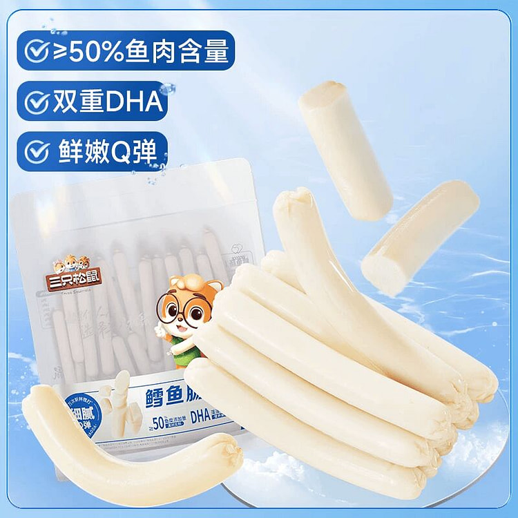 Three Squirrels Cod Intestines 640g 640 g