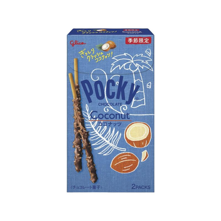格力高 期限限定 杏仁巧克力椰子味脆棒 58g