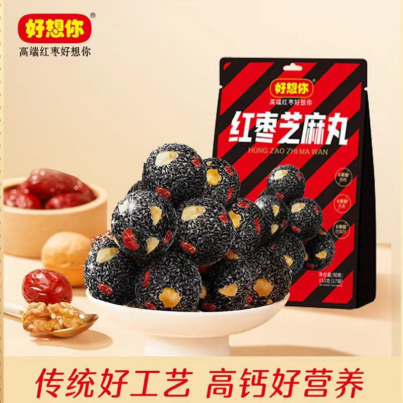 Hao Xiang Ni Red date sesame pill 153g*1 bag 153 g