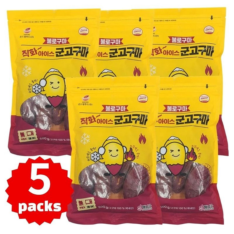 （Bulroguma）火烤冷冻红薯 X5 500 克*5 包