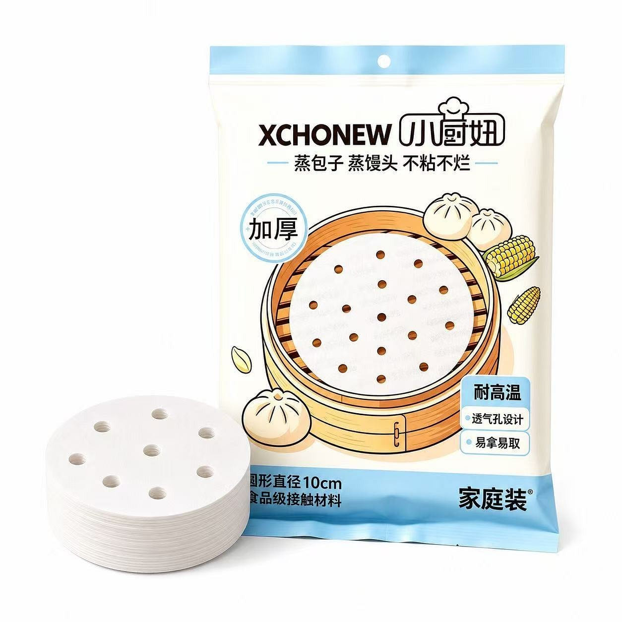 Chef Niu Steamed Steamed Mantou 100 sheets/share 1 each