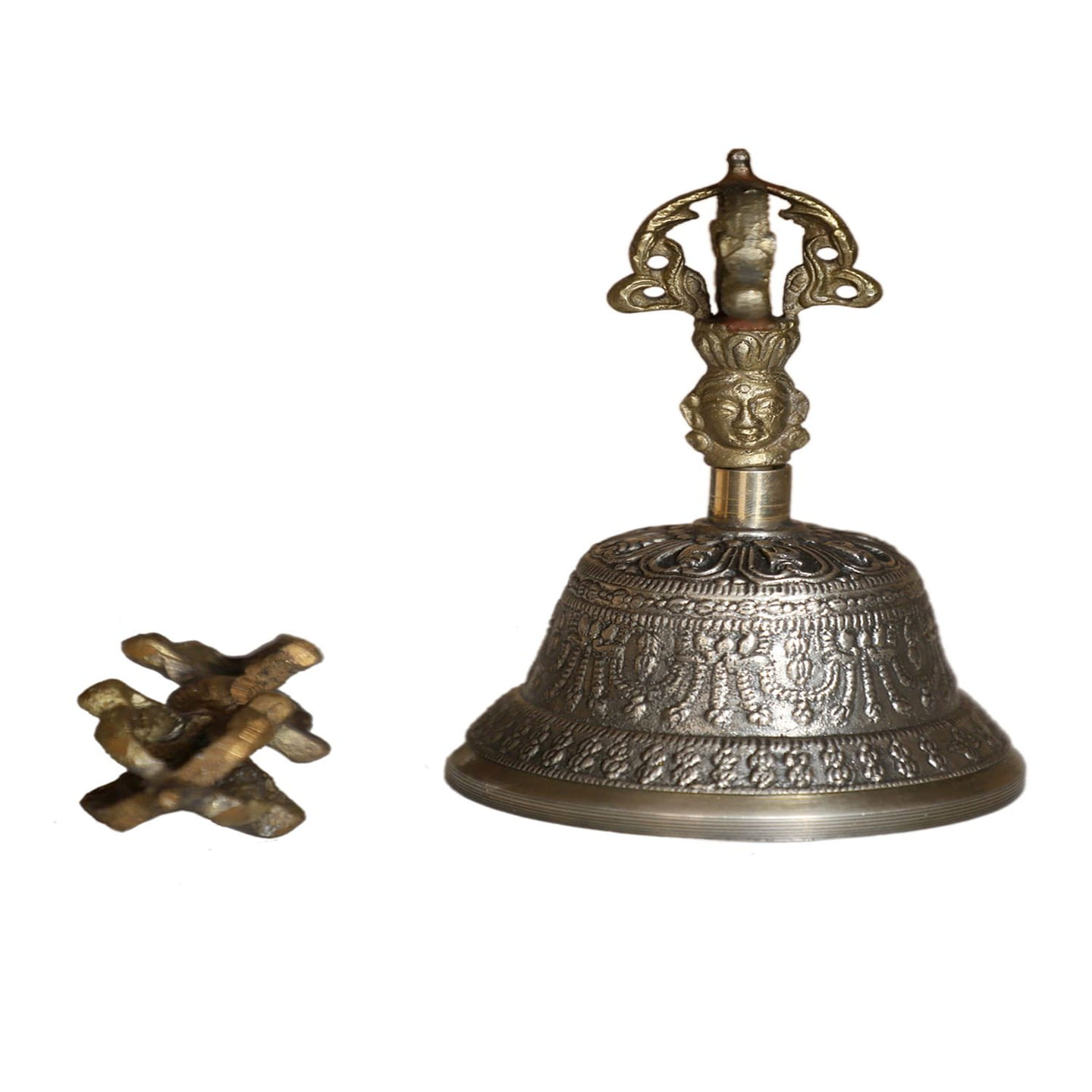 Cottage Handicraft, Tibetan Bell & Dorje, Small 1 count