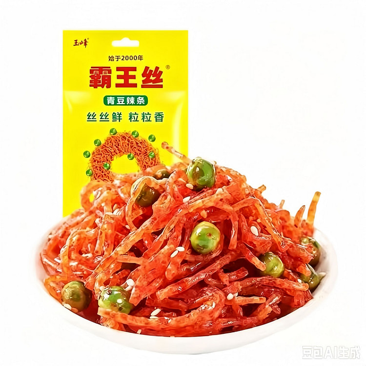 Bawangsi Spicy Green Pea Strips 18g 6Packs 108 g