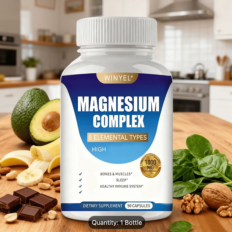 Magnesium Complex Capsules with Malate 1 bottle