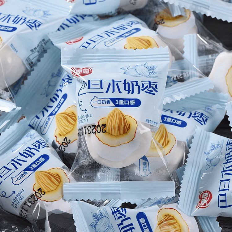 奶枣巴旦木夹心零食250克约15小包 250 克