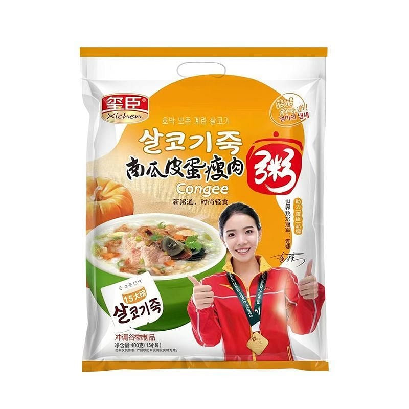 15 packages of three small star skin Deniable thin rou porridge free cooking 400 g