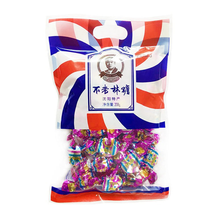不老林沈阳特产新年牛轧糖208g*1袋 208 克