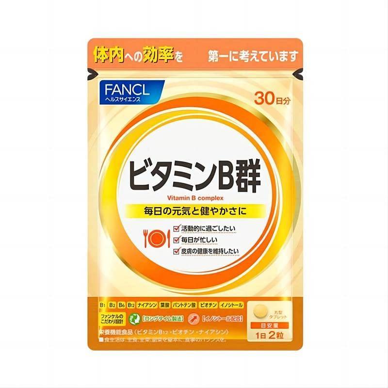 日本本土版 FANCL 天天然混合维他命B 60粒30日份 1 份