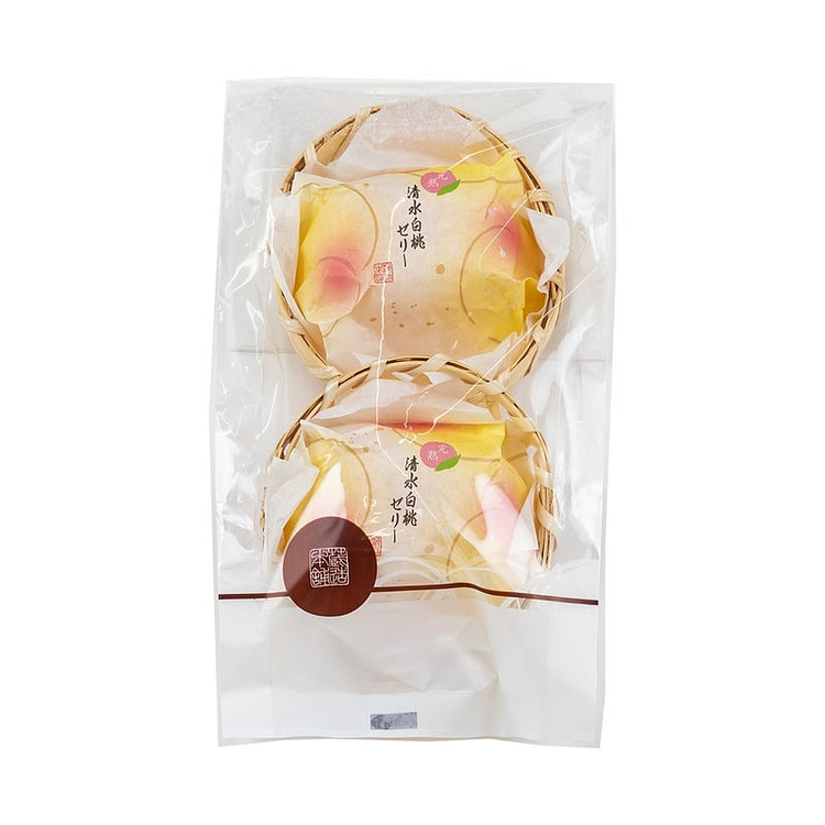 Kurazukuri Honpo Shimizu White Peach Jelly 2 Pcs 1 each