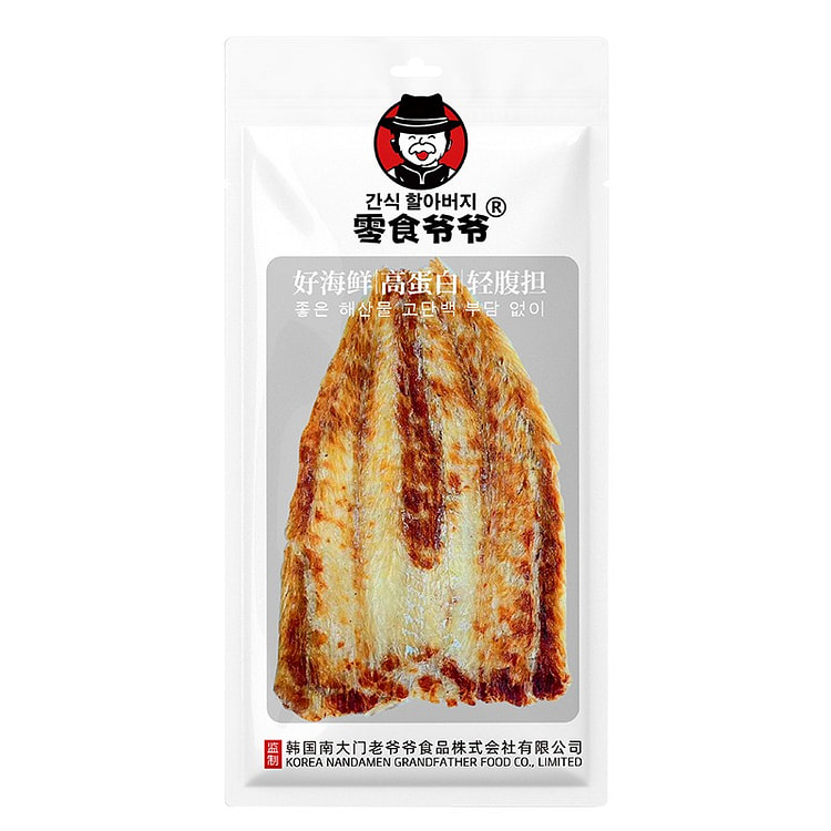韩国南大门老爷爷 碳烤鳕鱼片原味52g