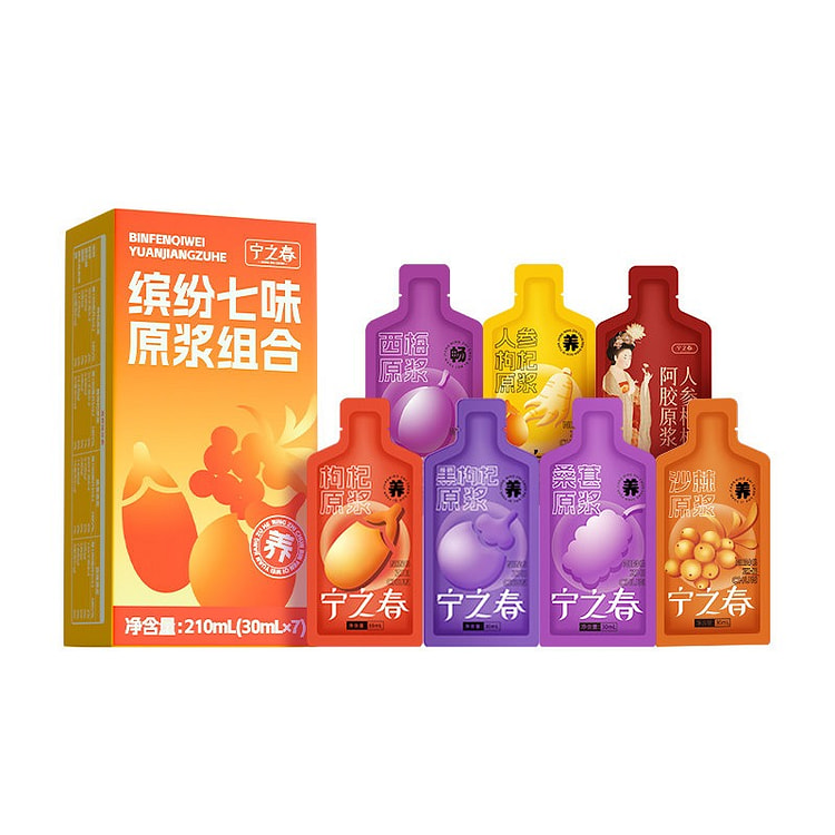 宁之春七种口味品尝原浆30g*7袋 210 克