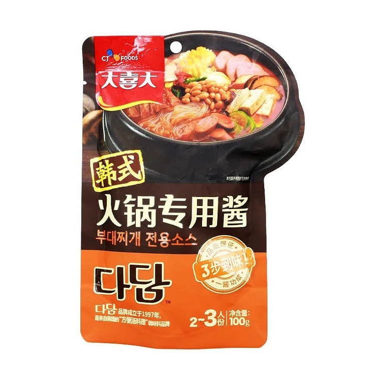 大喜大 韩式部队火锅酱料 100 克