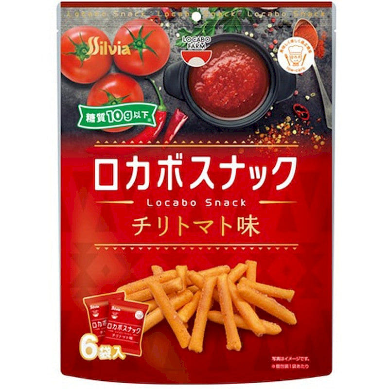 Silvia Low-Carb Snack, Chili Tomato 10g x 6 1 each
