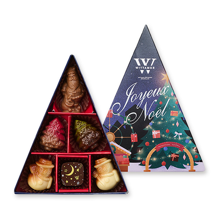 Wittamer 圣诞精美巧克力 6块 1 份