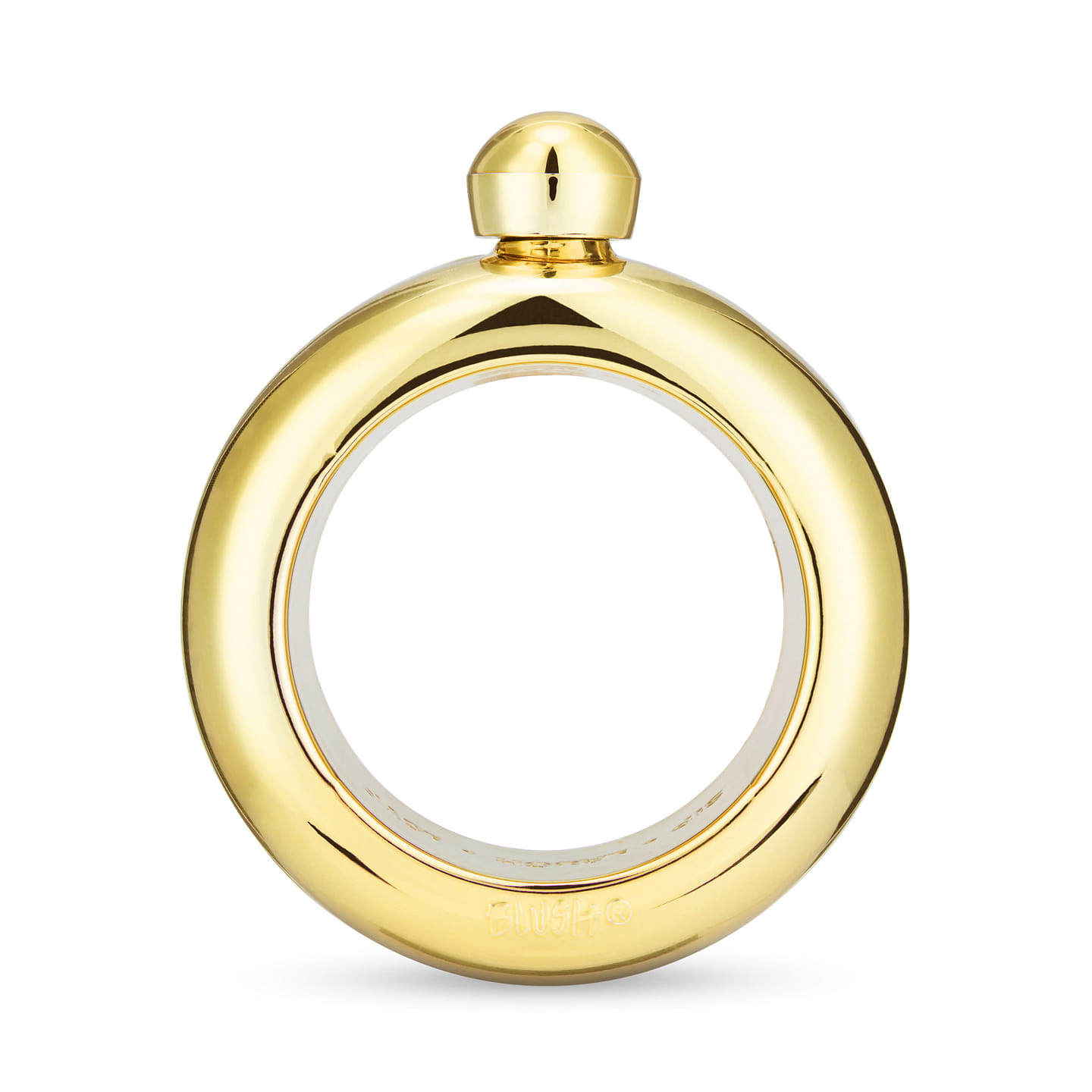 Gold Plastic Bangle Flask by Blush® 4 fl.oz