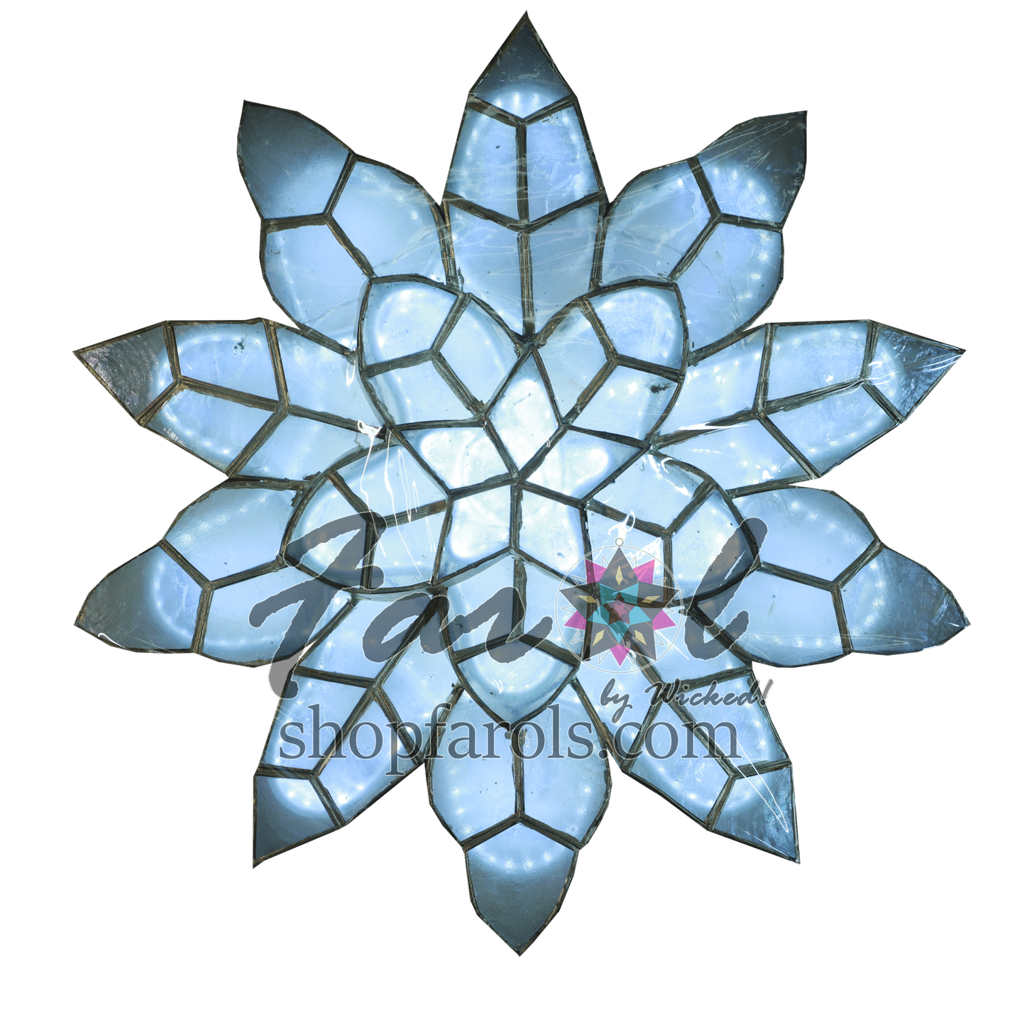 Bougainvillea – 15 inch Parol Capiz 1 each