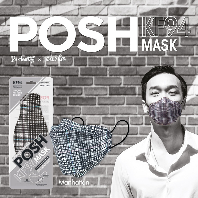 POSH KF94 口罩 (曼哈顿) 10个