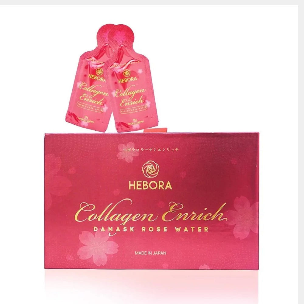 Hebora Japan Collagen Enrich (28p) 160,000mg Marine Collagen Peptide. 1 box