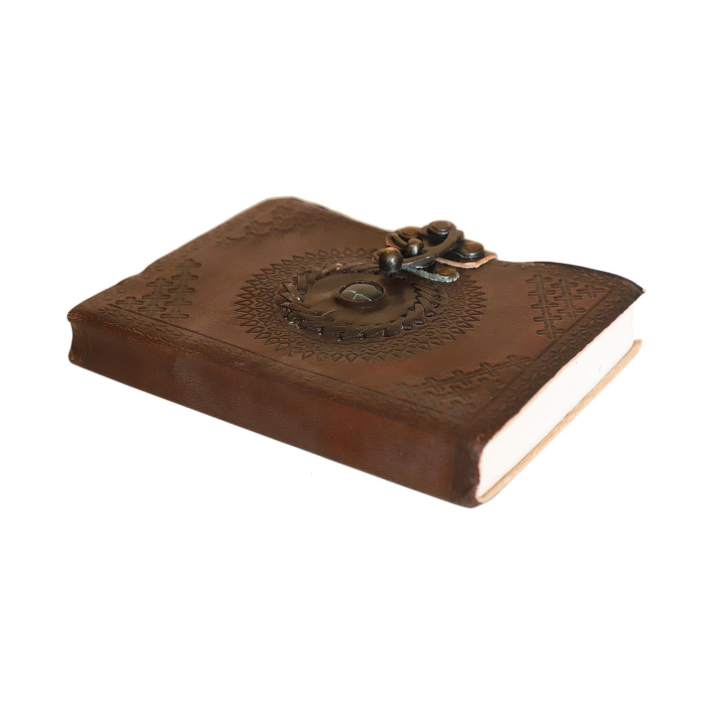 Cottage Handicraft, Hand-made Paper Vintage Journal with One Stone 1 count